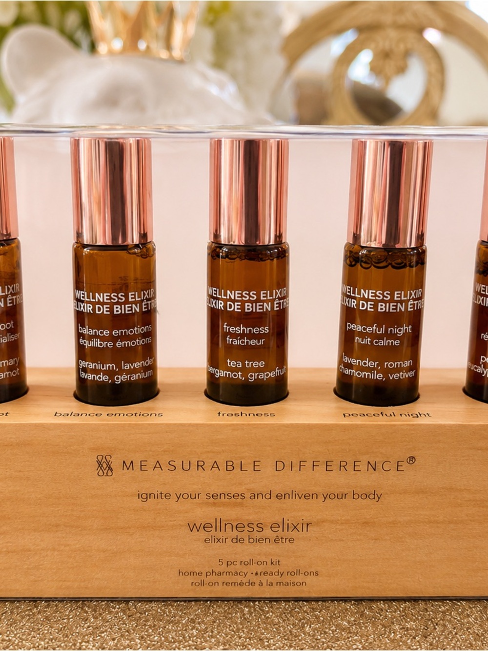 Wellness Elixir Roll-On Set – Amber Brown